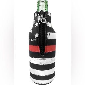NWT tipi Thin red Line Flag Beer Bottle Soda Drink Sleeve
Soft neoprene